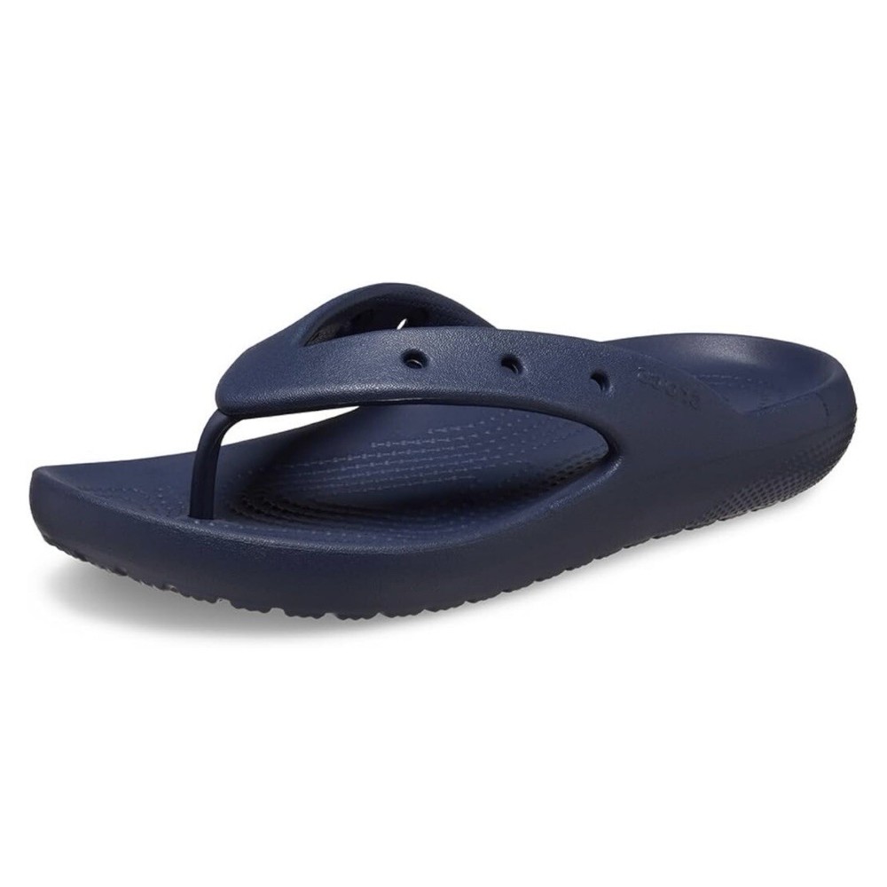 Crocs Classic Flip Flop V2 Sandal Navy Blue Summer Shoes Womens 9 - Mens Size 7