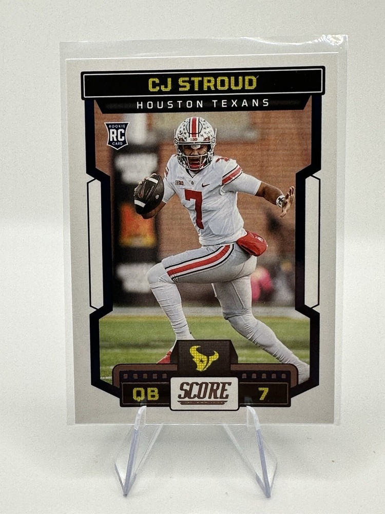 CJ Stroud 2023 Panini Score Rookie Card Ohio State Buckeyes /Houston Texans #302