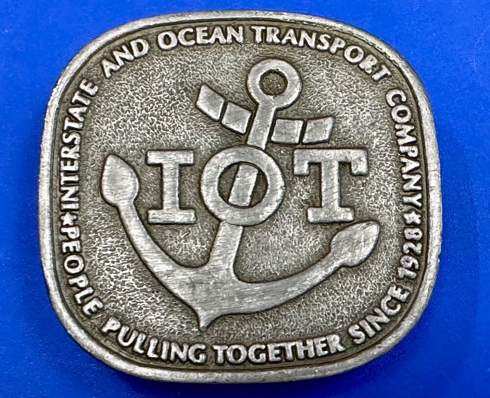 Naval Ship Boat Anchor IOT Belt Buckle by Interstate and Ocean Transport Co-image