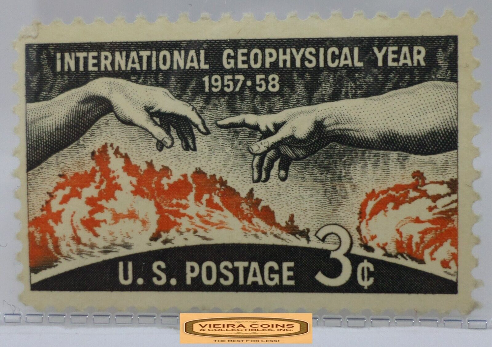 1957 - 58 USA Postage International Geophysical Year 3 Cents Stamp - #S41734NQ