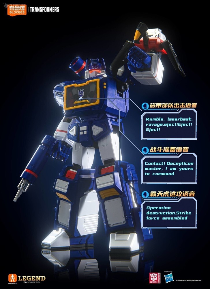 BLOKEES TRANSFORMERS SOUNDWAVE Legend Ver Action Figure Model Kit
