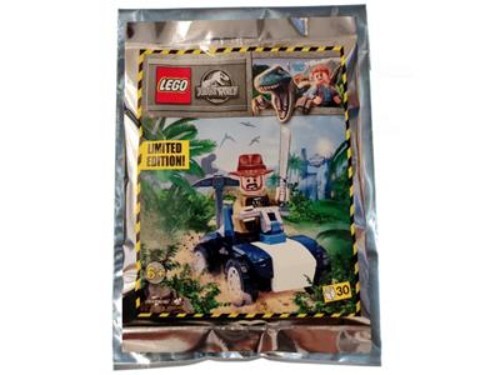 Lego Jurassic World Sinjin Prescott Buggy Foil Pack 122116 New Sealed 2021