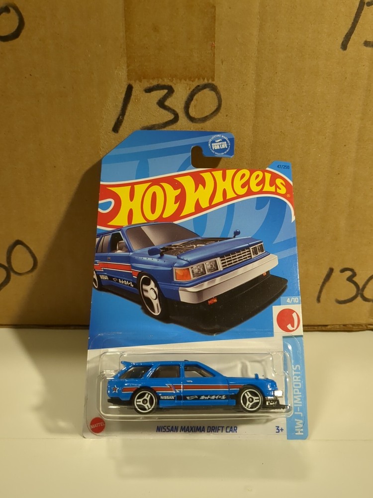 2022  Hot Wheels  HW J-Models Series Blue NISSAN MAXIMA DRIFT CAR HTF. Rare.