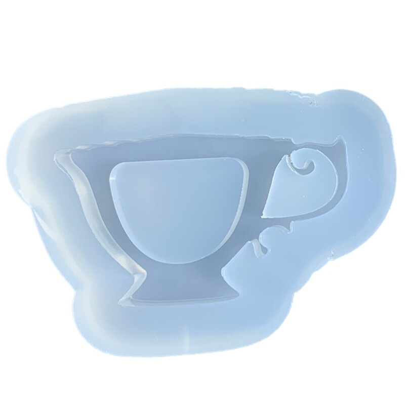 Liquid Sand Coffee Cup Mold Easy to Use Silicone Epoxy Mold Jewelry Making Tool