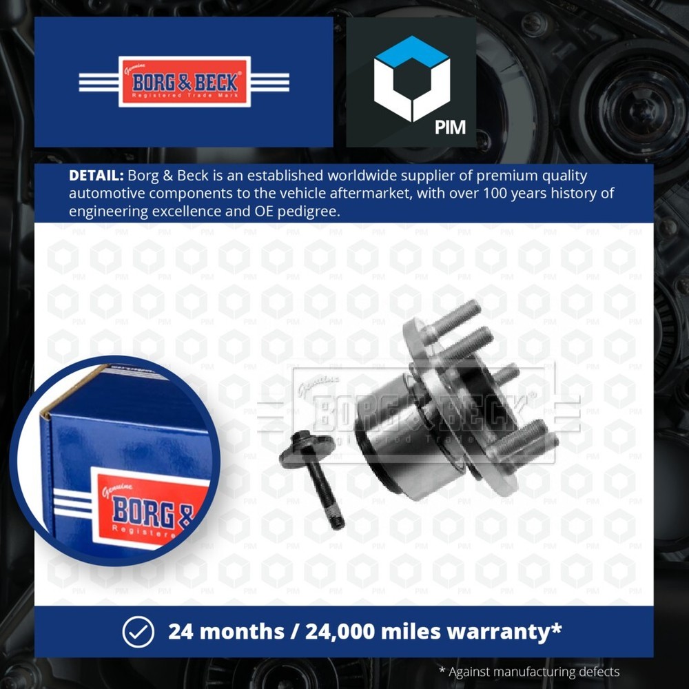 Wheel Bearing Kit fits VOLVO V50 545 Front 03 to 12 B&B 30714730 30736653 New