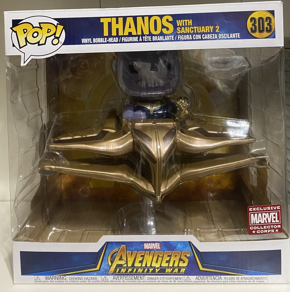 ⭐️Avengers Infinity War Thanos Funko Pop Marvel Collector Corps Set (Complete) -