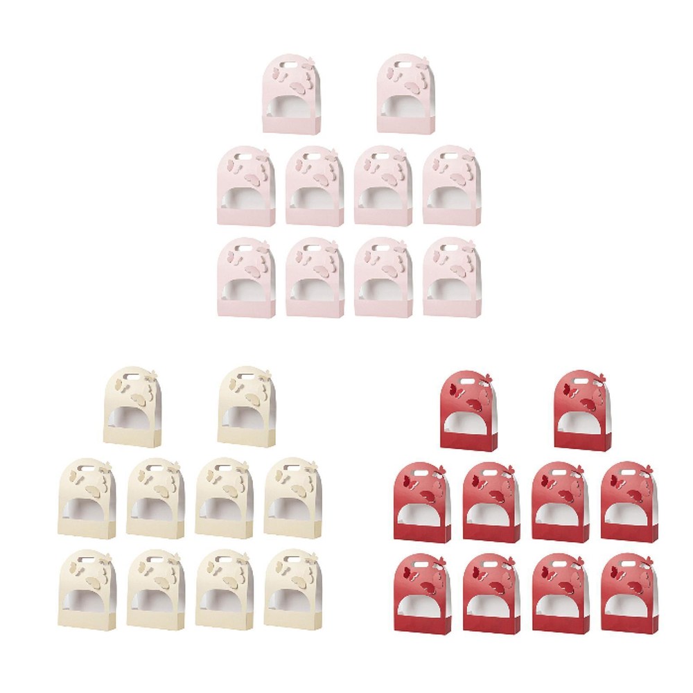 10 Pieces Butterfly Flower Box Gift Box for Wedding Party Favors Birthday