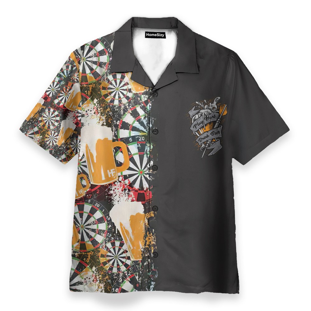 My Beer Drinking Team Has A Darts Problem   Hawaiian Shirt