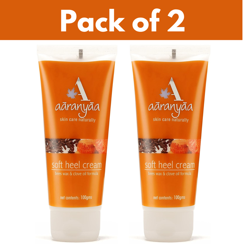 Aaranyaa Soft Heel Cream with Clove Oil Repairs Dry Cracked Heels 100g