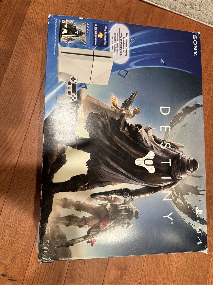 PlayStation 4 Console Destiny Edition *BOX ONLY* Glacier White 500GB 2014-2015