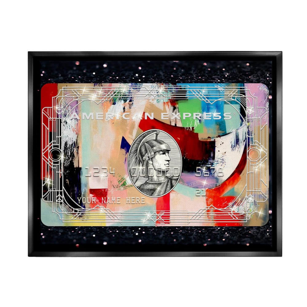 Credit Card on Framed Floater Canvas Wall Art by Ziwei Li-image