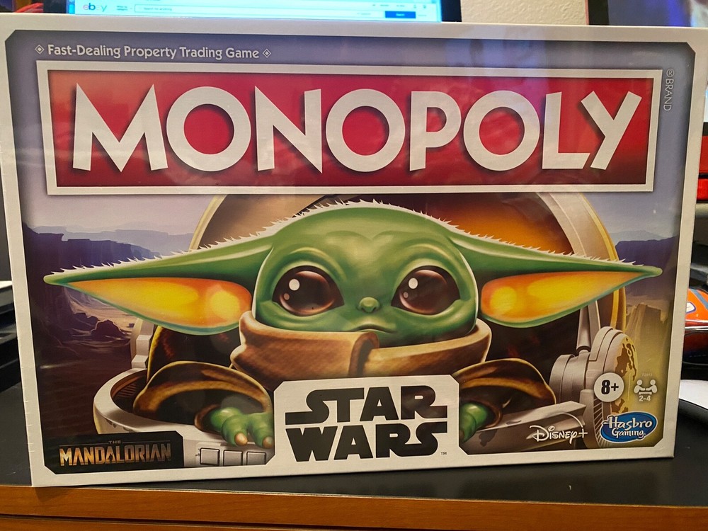 MONOPOLY Star Wars The Child Edition Family Board Game for Kids Item F20