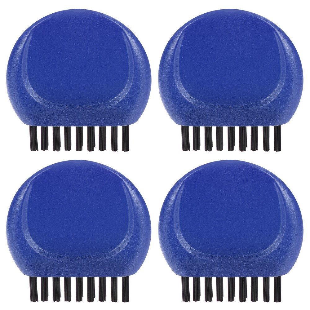 4pcs Mini Golf Club Groove Cleaner Brush in Blue