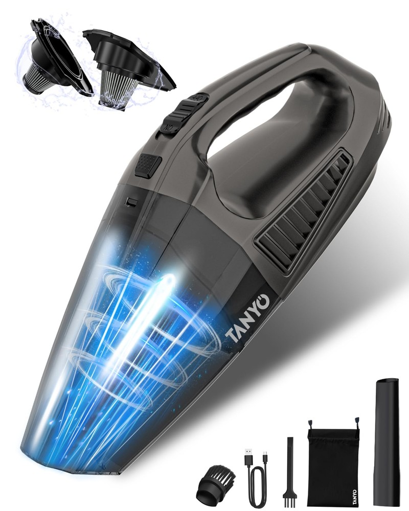 Handheld Vacuum Cleaner Cordless 12000 Pa, Brushless Portable Car Vacuum with...