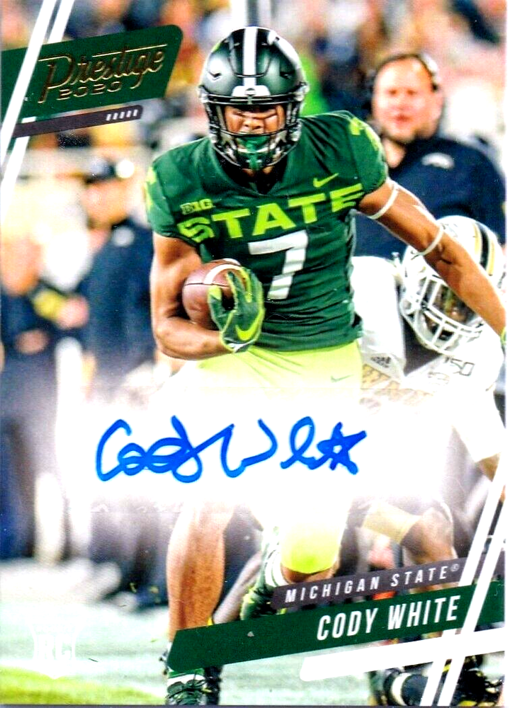 2020 Prestige CODY WHITE RC Auto Gold!!! Seahawks