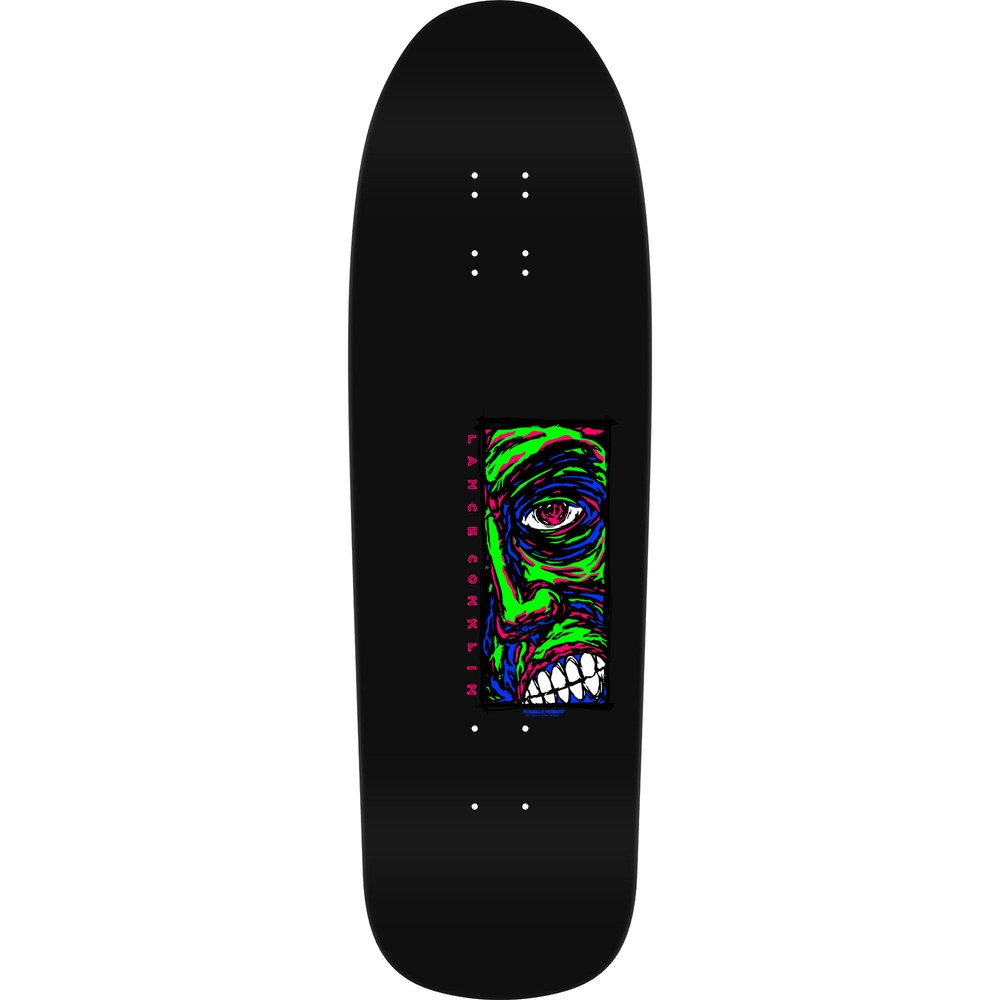 Powell Peralta Skateboard Deck Lance Conklin Face Blacklight Old School Reissue