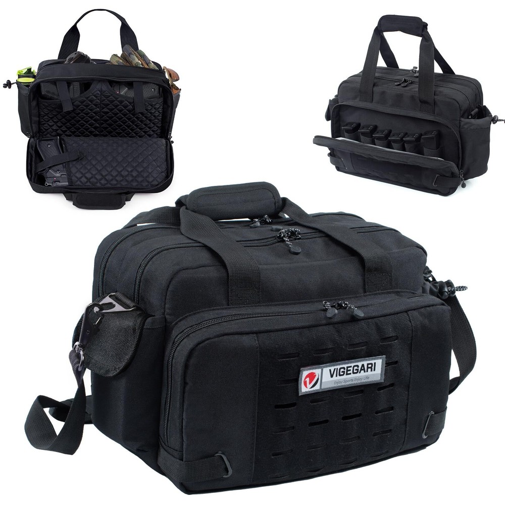 Pistol Range Bag Shooting, Gun Bag for Pistols, Gun Case for Handguns, Ammo B...