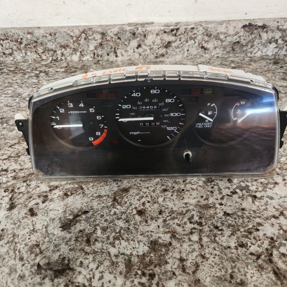 1992-1995 Honda Civic MANUAL Speedometer Instrument Gauge Cluster PARTS SPEEDO B