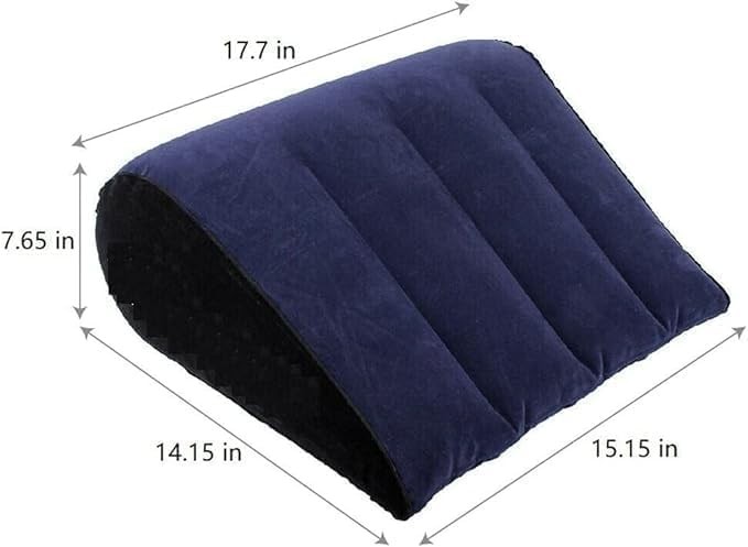 Portable Inflatable Wedge Pillow for Leg and Back Support Body Positioner