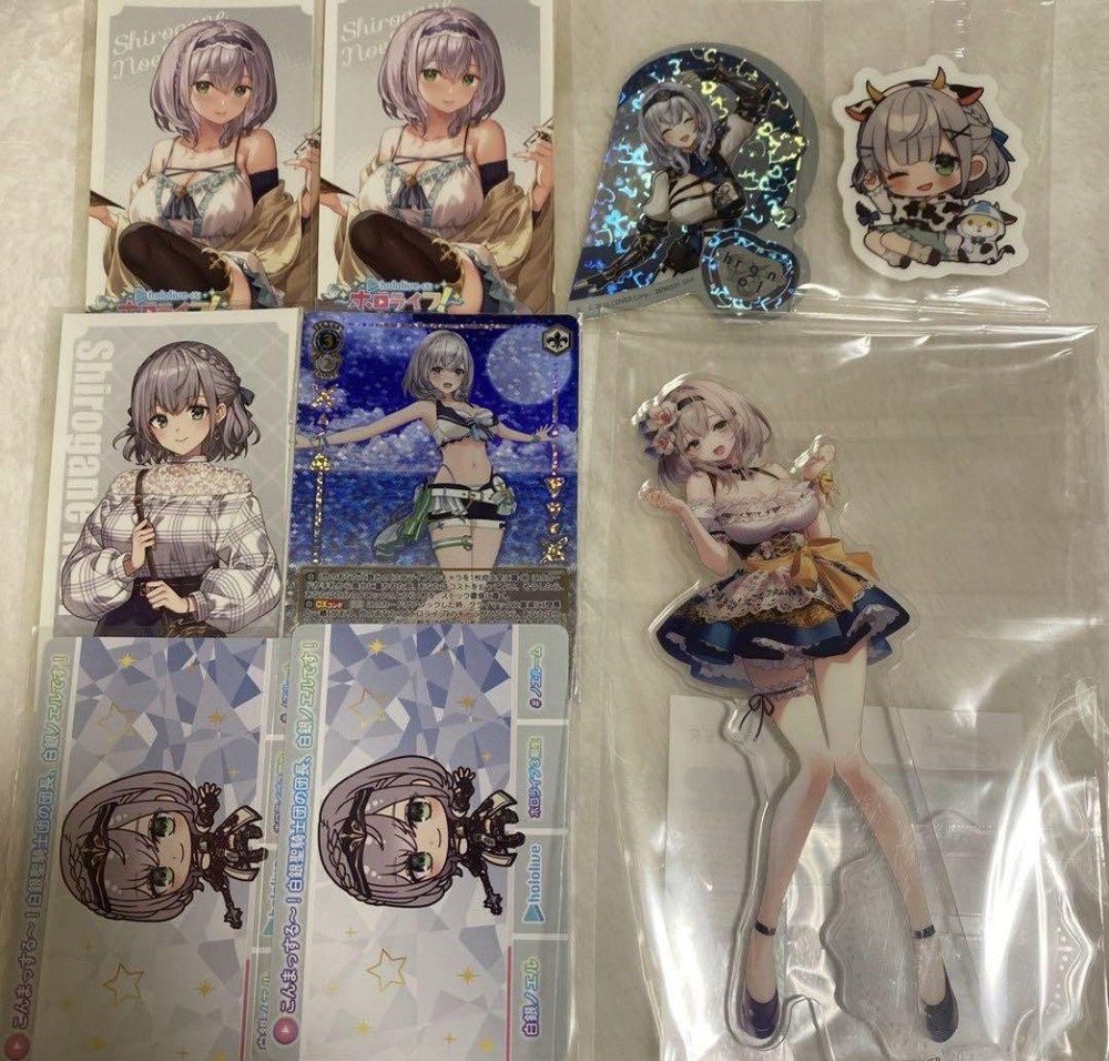 Hololive Shirogane Noel Seasonal Days Acrylic Stand 9-Piece Set