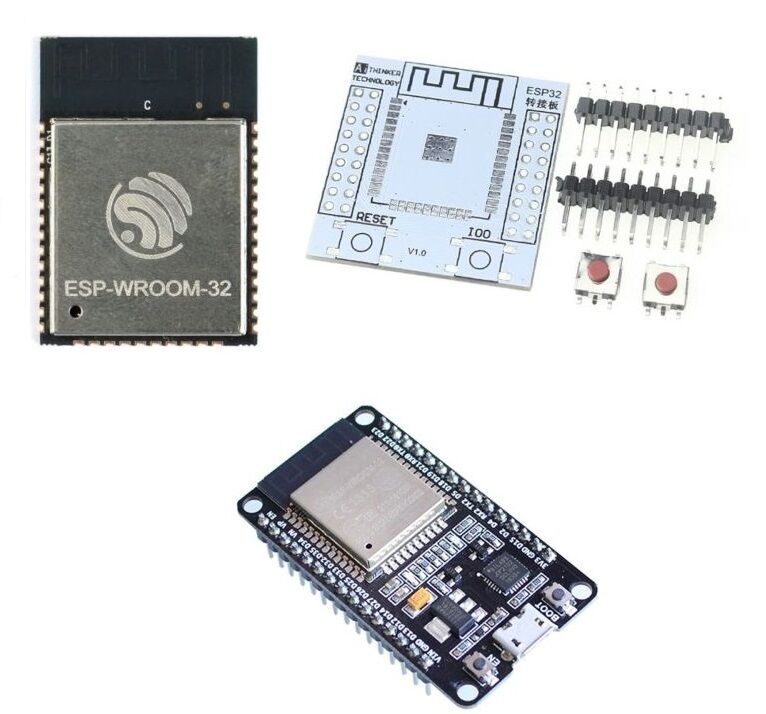 New ESP-WROOM-32 ESP32 ESP32S IoT Wifi Wlan BLE Module+Adapter Board-image
