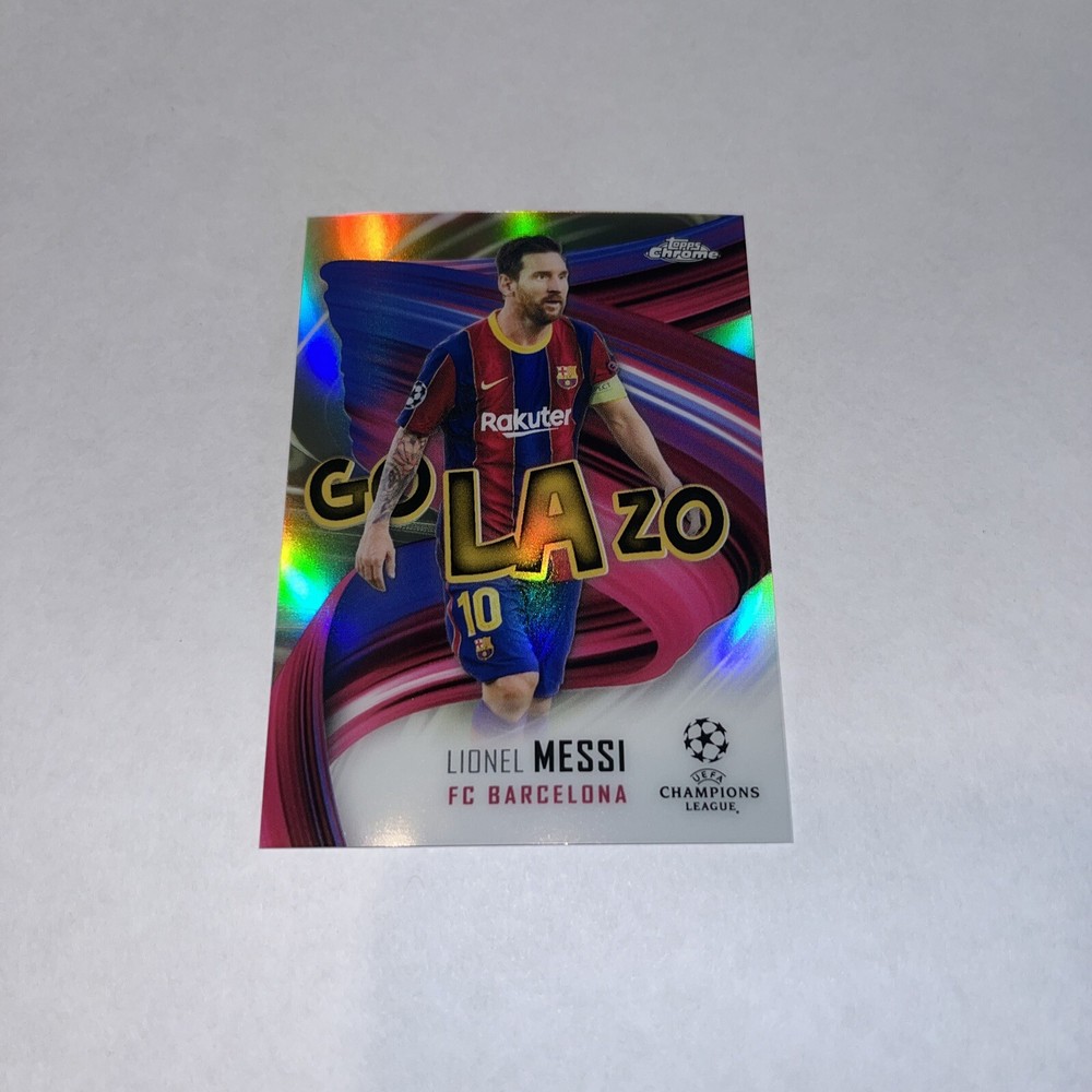 2020-21 Topps Chrome UCL - Golazo #GOL-LM Lionel Messi