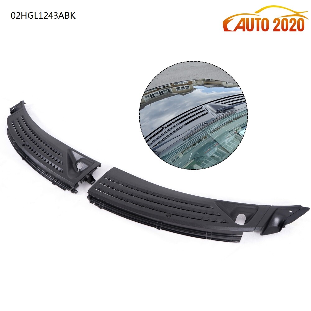 2004-2008 Ford F-150 Black Windshield Wiper Cowl Cover Panel