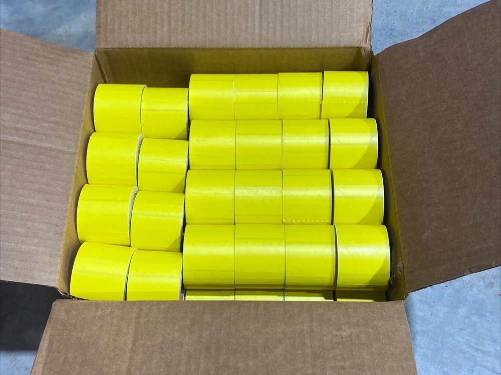 Walmart Adhesive Yellow Customer Value Labels 72 Rolls with 16920 Labels New  -image