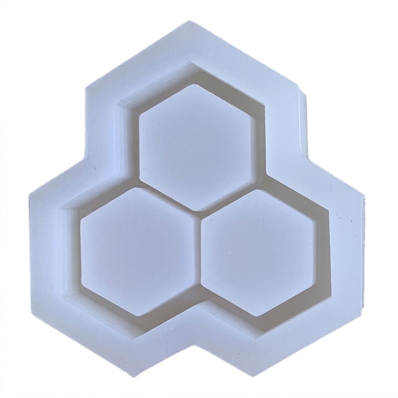 Honeycomb Quicksand Silicone Mold for DIY Jewelry and Bag Charms
