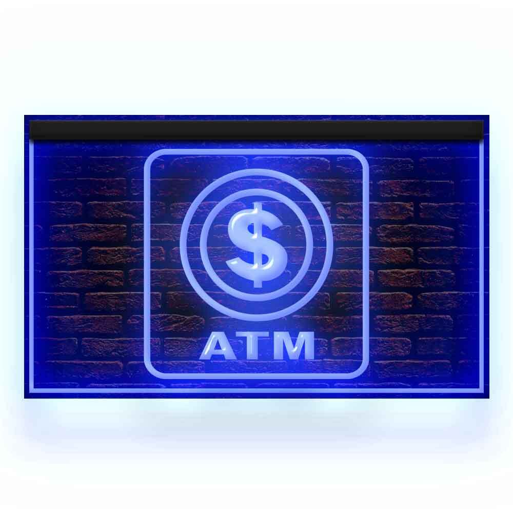 ATM Machine Neon Light Sign for Convenience Stores – Glow at Night-image