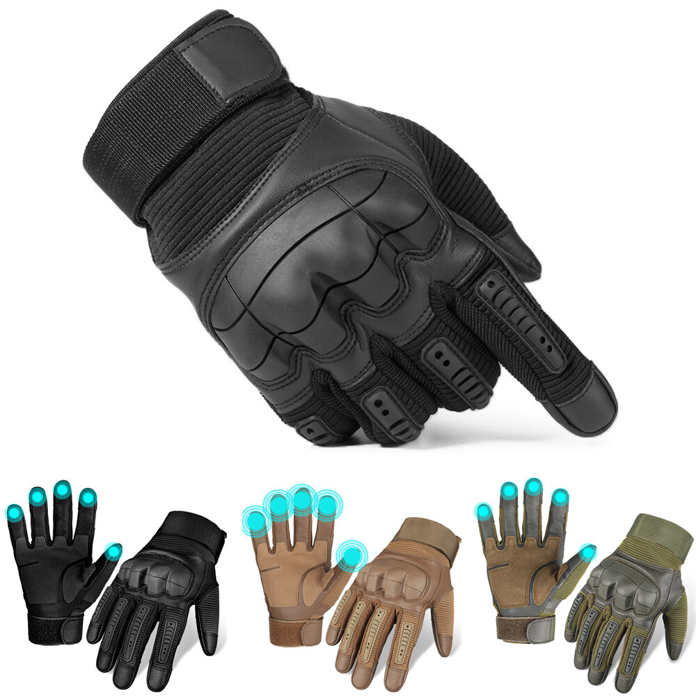 Men's Tactical Touchscreen Gloves Windproof Military Full Finger US Army