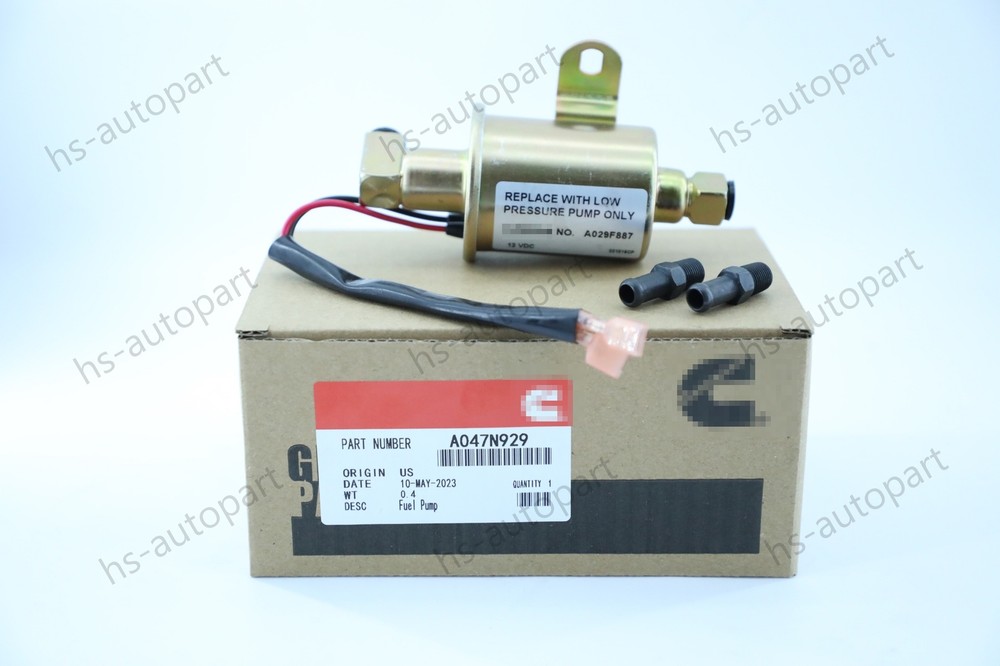 Electrical Fuel Pump A047N929 Compatible with Onan Cummins Replaces E11015 149-2620 A029F887