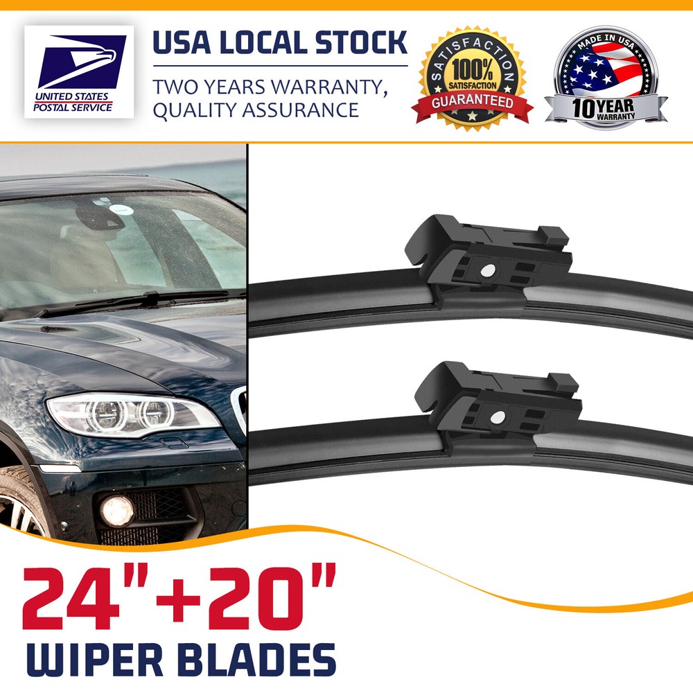 2pcs OEM Quality Front Windshield Left and Right All season Wiper Blades 24
