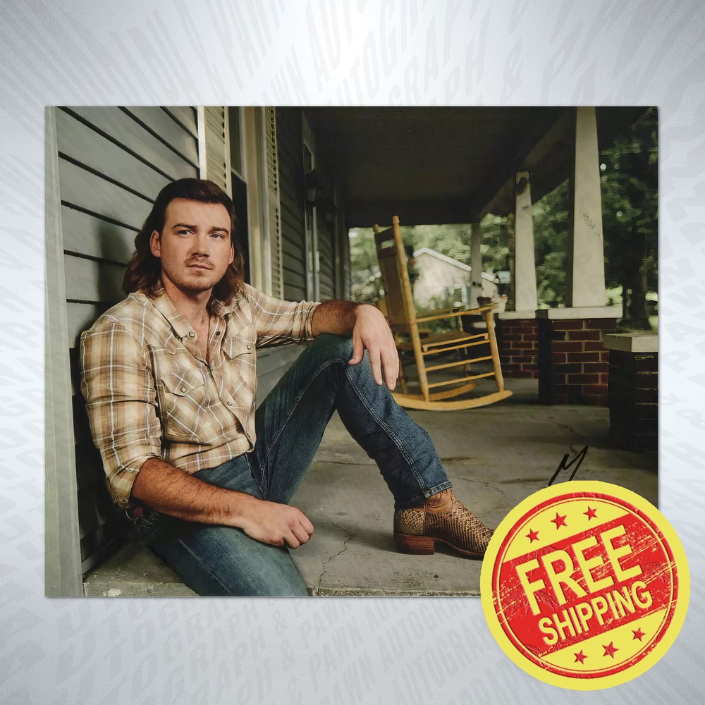 Morgan Wallen Signed 8x10 Photo Autograph Reprint Poster Limited Stock-image