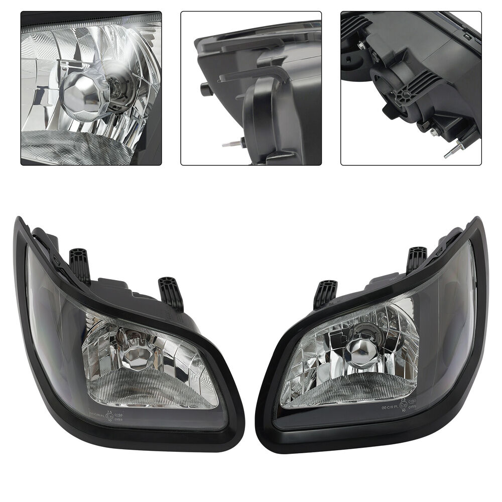 Pair Car Headlights For Kubota M96 MX4700 MX5100 Series Left & Right Front Lamps