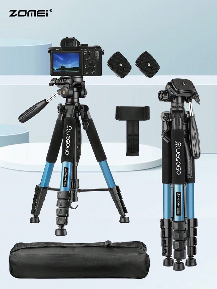 ZoMei U188 Camera Tripod, Suitable For Canon Nikon, Mobile Phone Tripod, 74 Inch