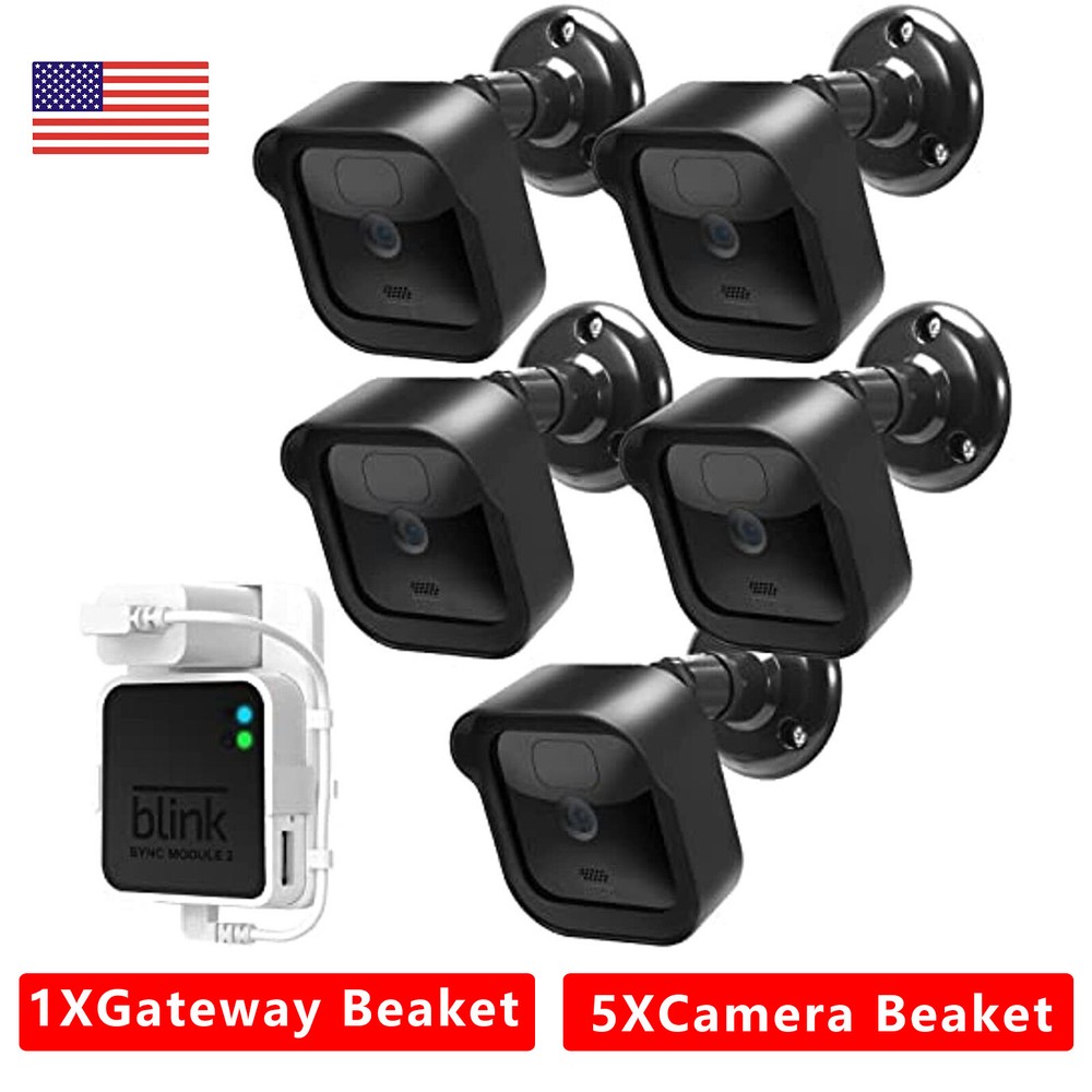 5 Pack Blink Outdoor Camera Mount Bracket Full Weather Proof Housing Mount