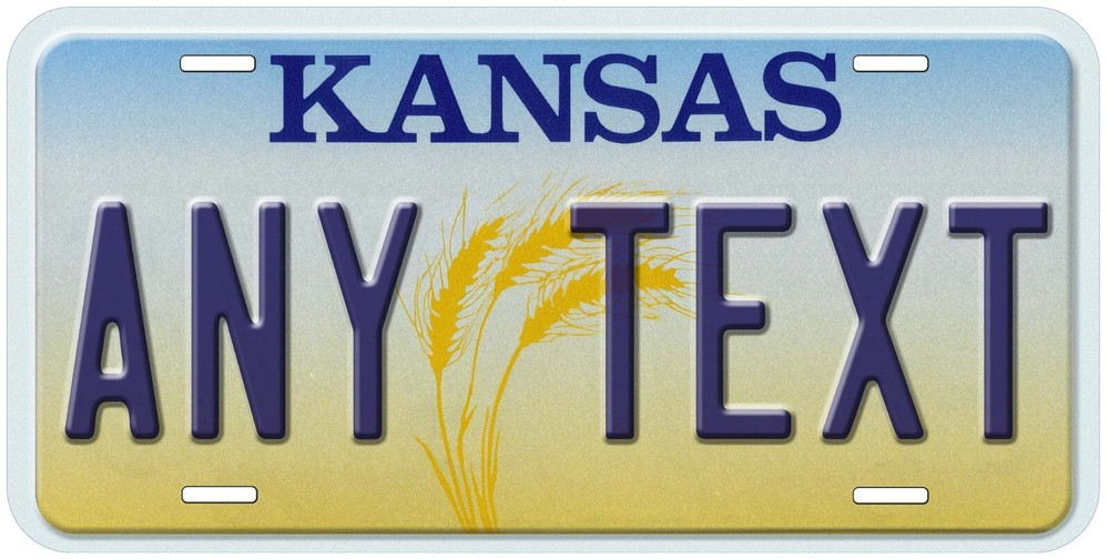 Personalized Kansas 1995 Novelty Car License Plate Any Text