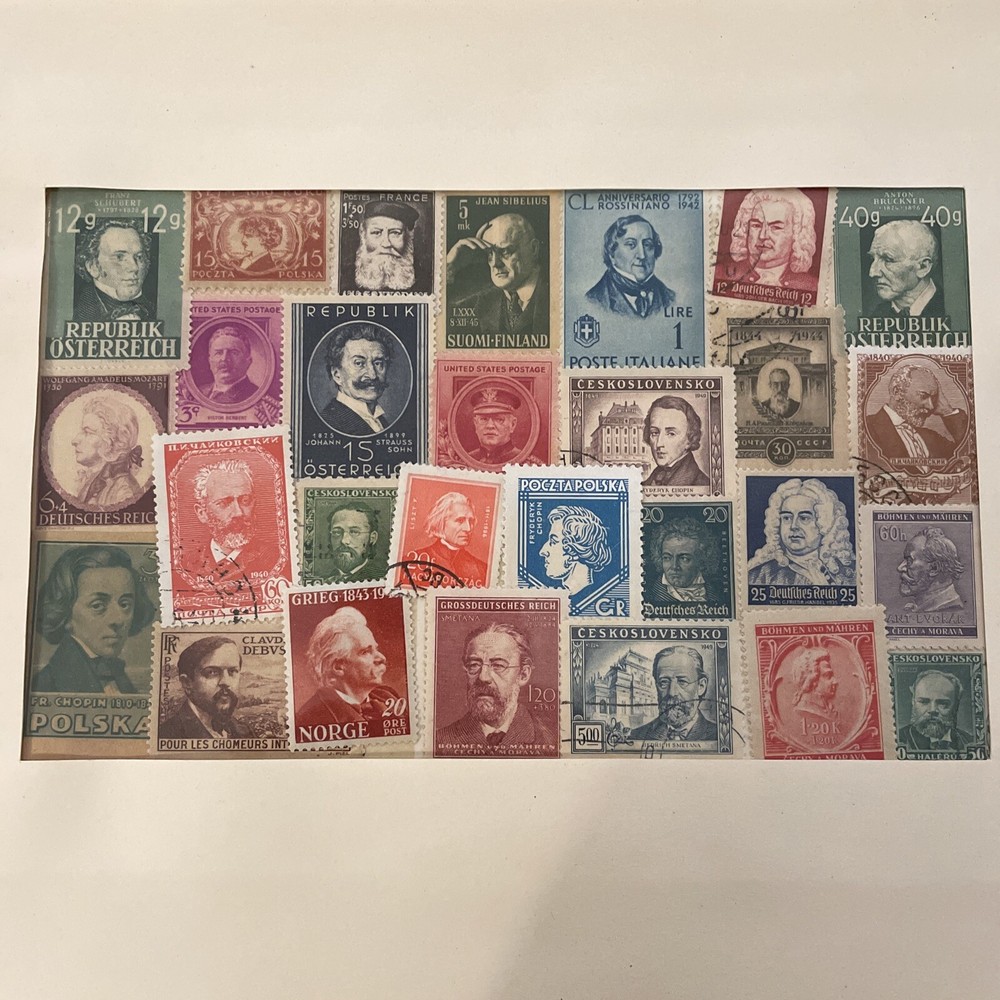1940s European Stamp Collection - Many Different Countries