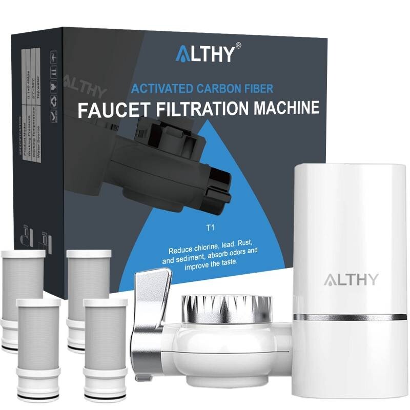 Kitchen Faucet Tap Water Filter Purifier System Sink Mount Chlorine Purifie