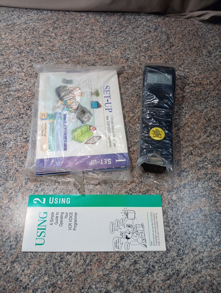 Voice-Activated Remote Control 4102 VCR Programmer with Manual Included-image