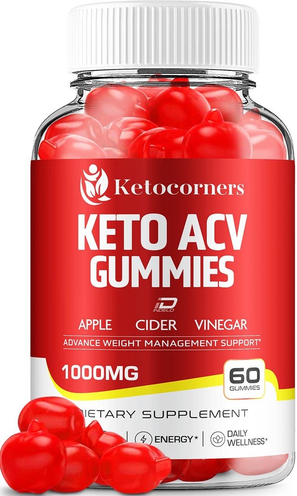 (1 pack) Keto Corners Keto ACV Gummies Supplement-KetoCorners 1000MG,Vitamin B12