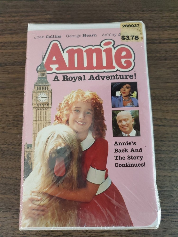 Annie A Royal Adventure 1995 VHS Sealed NEW Clamshell USA Joan Collins
