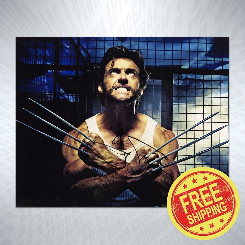 Hugh Jackman Autograph Reprint Signed 8x10 Photo Signature Poster BUY NOW-image
