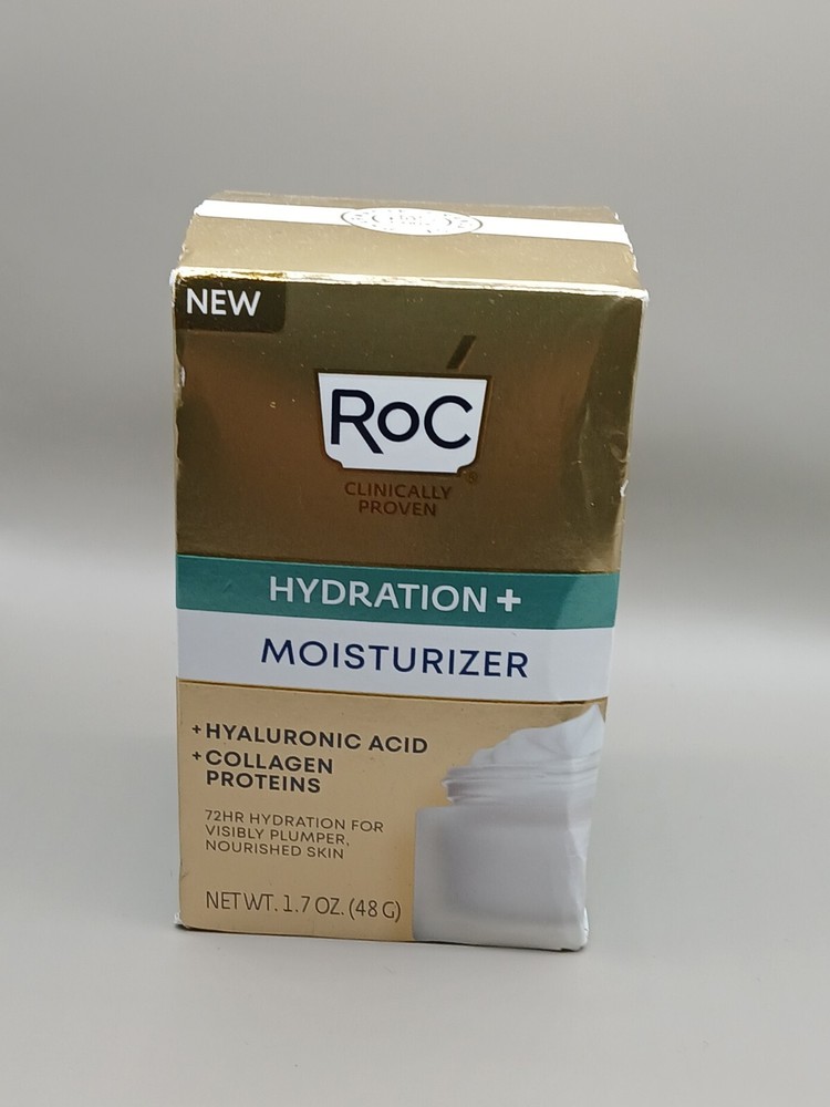 RoC Hydration + Moisturizer; Hyaluronic Acid + Collagen Proteins 1.7oz. New