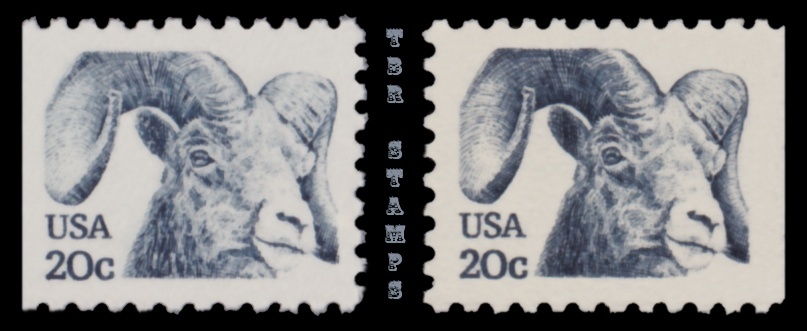 Bighorn Sheep 1949 & 1949c Type I & II Specialized Variety Set of 2 MNH -Buy Now-image