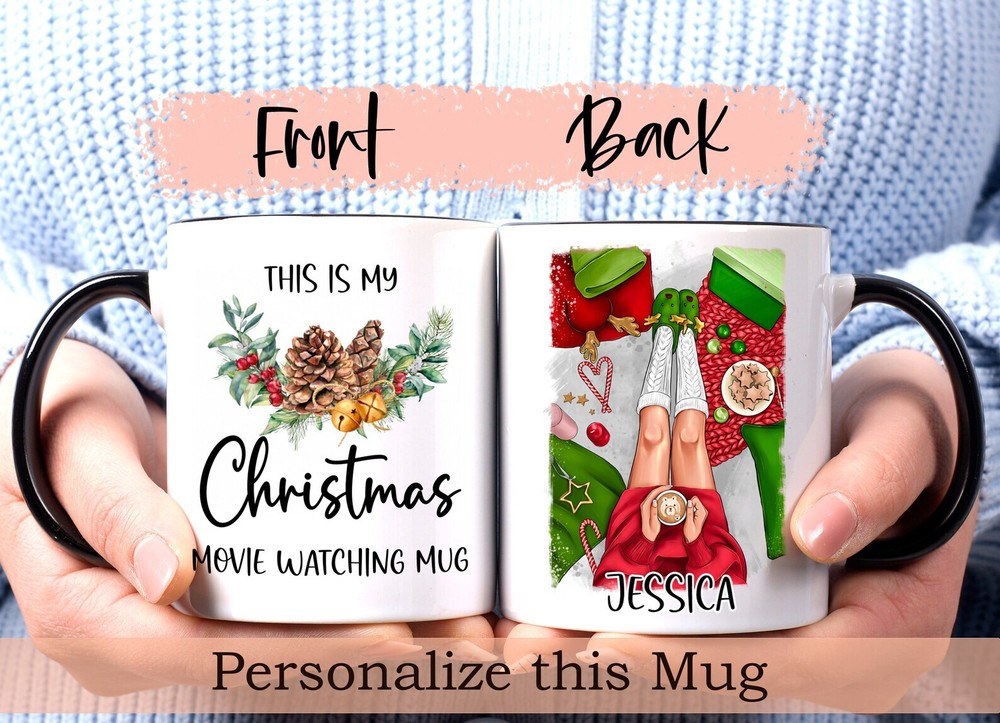 Christmas Movie Mug Personalized Coffee Cup Holiday Gift