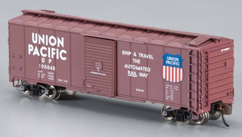 Bachmann 17053 N Union Pacific Automated Railway AAR 40' Steel Box Car #108848-image