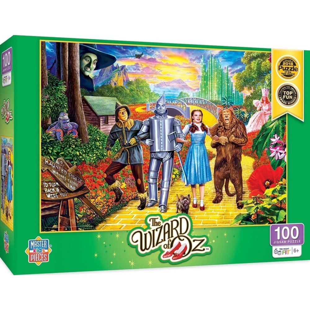 The Wizard Of Oz 100 Piece Jigsaw Puzzle 19X14 Inches For Ages 6 And Up