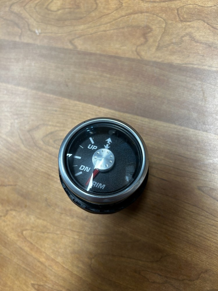 Faria Boat Trim Gauge GBC020A | Honda 2 Inch Silver Black